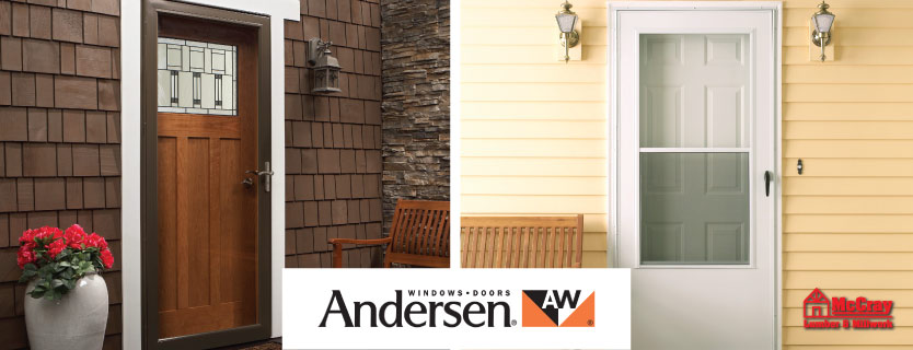Andersen Storm Doors from McCray Lumber and Millwork