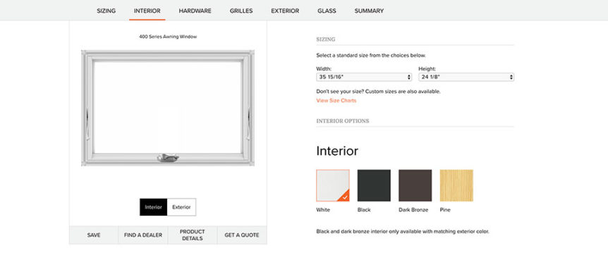 Andersen Windows Design Tool