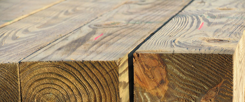 Treated lumber 4x4