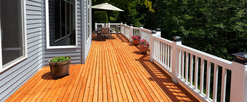 How To Stain A Cedar Wood Deck Perfectly - xoxo Rebecca