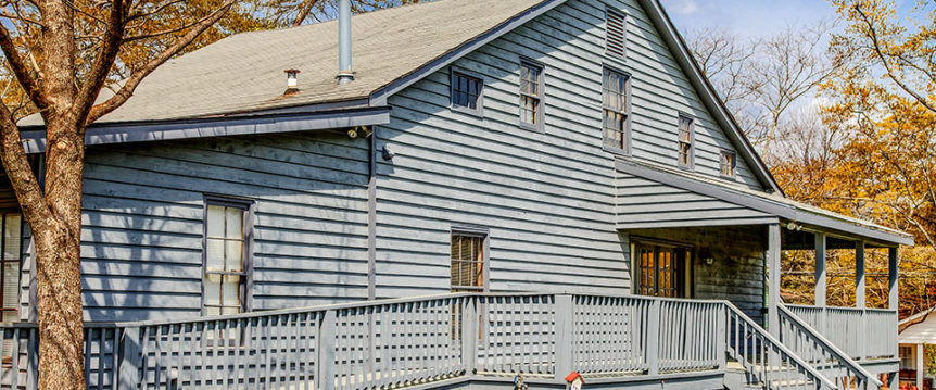 Old Siding on House