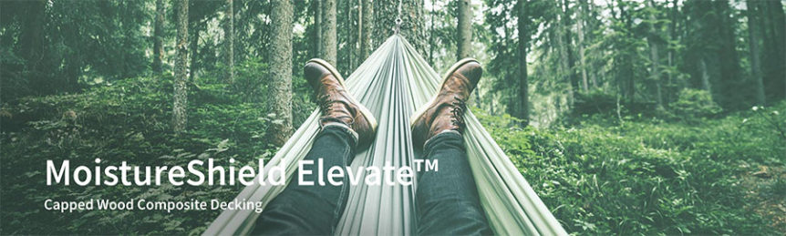 Person laying in a hammock - Moisture Shield Elevate products.