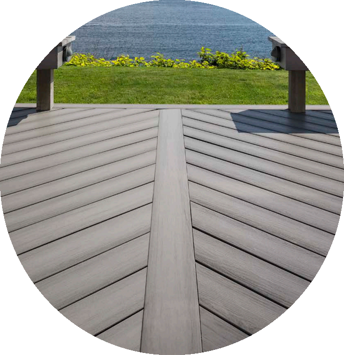 MoistureShield Decking near water